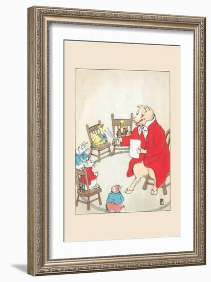 Volunteer Teacher-Frances Beem-Framed Art Print