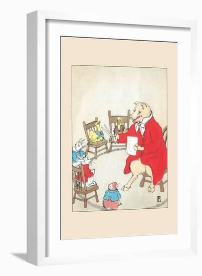 Volunteer Teacher-Frances Beem-Framed Art Print