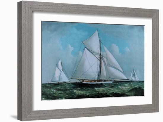 Volunteer-Currier & Ives-Framed Art Print