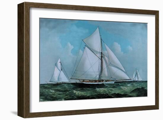 Volunteer-Currier & Ives-Framed Art Print