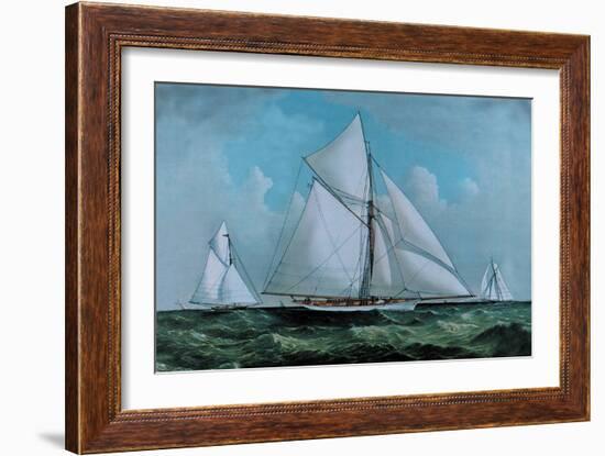 Volunteer-Currier & Ives-Framed Art Print