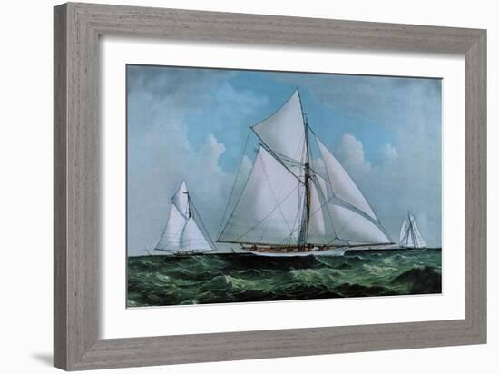 Volunteer-Currier & Ives-Framed Art Print