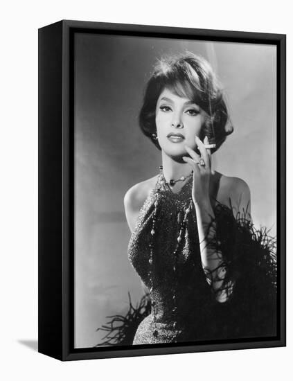 Volupte Go Naked in the World, Gina Lollobrigida, 1961-null-Framed Stretched Canvas