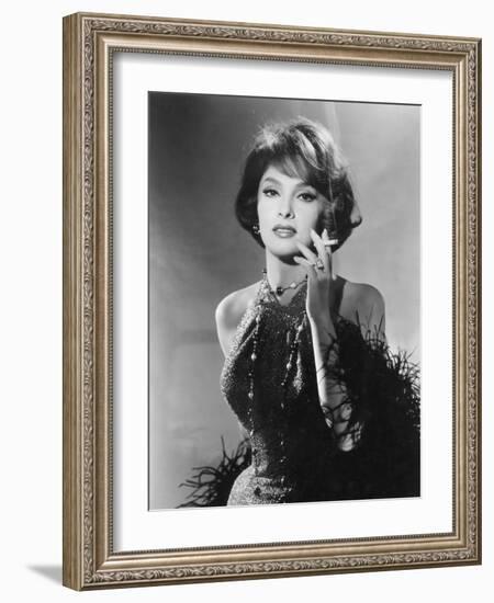 Volupte Go Naked in the World, Gina Lollobrigida, 1961-null-Framed Photo