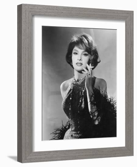 Volupte Go Naked in the World, Gina Lollobrigida, 1961-null-Framed Photo