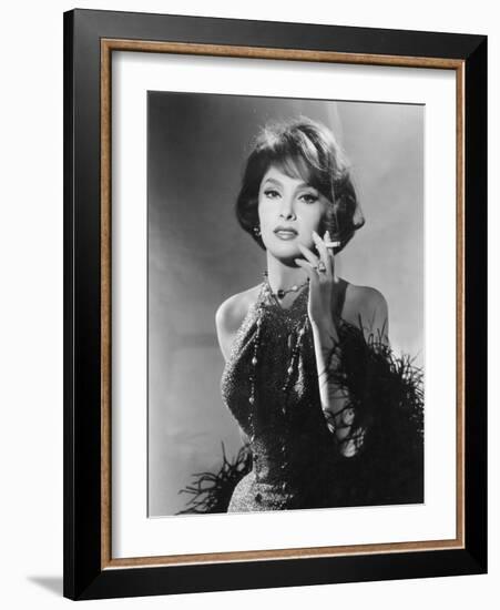 Volupte Go Naked in the World, Gina Lollobrigida, 1961-null-Framed Photo