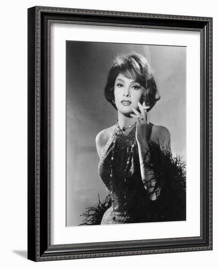 Volupte Go Naked in the World, Gina Lollobrigida, 1961-null-Framed Photo