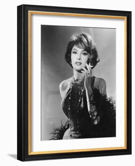 Volupte Go Naked in the World, Gina Lollobrigida, 1961-null-Framed Photo