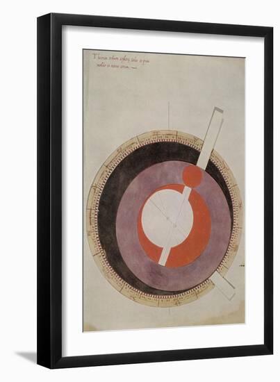 Volvelle Showing Ptolemaic System-Science Source-Framed Giclee Print