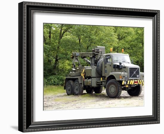 Volvo N10 Truck of the Belgian Army-Stocktrek Images-Framed Photographic Print