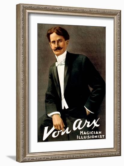 Von Arx, Magician, Illusionist-null-Framed Art Print