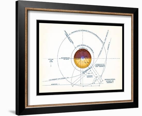 Von Braun's Mars Project, 1952-Detlev Van Ravenswaay-Framed Photographic Print