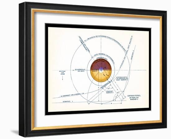 Von Braun's Mars Project, 1952-Detlev Van Ravenswaay-Framed Photographic Print