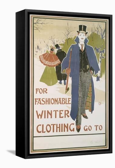 Von Louis John Rhead (1857-1913) for Fashionable Winter Clothing-Louis John Rhead-Framed Premier Image Canvas
