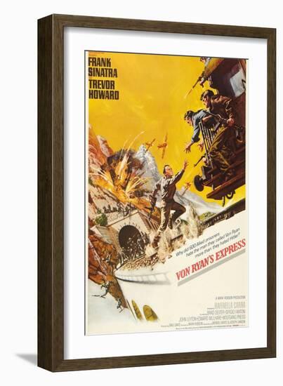 Von Ryan's Express, 1965, Directed by Mark Robson-null-Framed Giclee Print