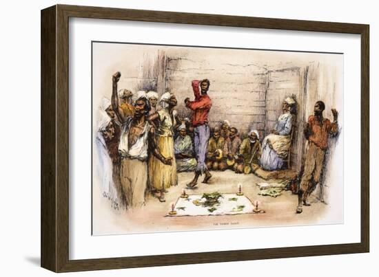 Voodoo Dance, 1885-Edward Windsor Kemble-Framed Giclee Print