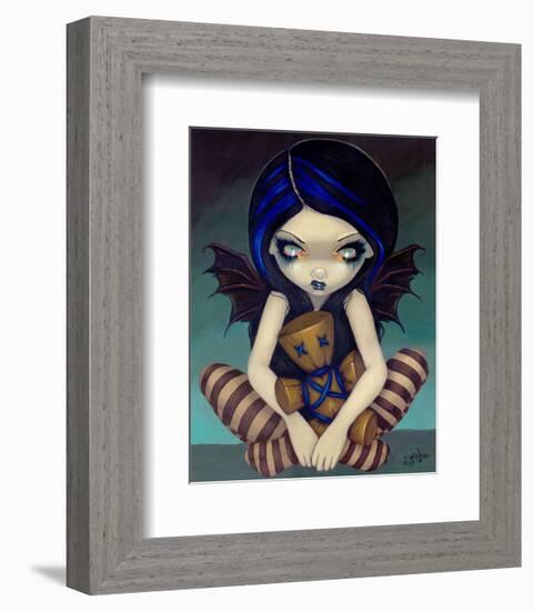 Voodoo In Blue-Jasmine Becket-Griffith-Framed Art Print