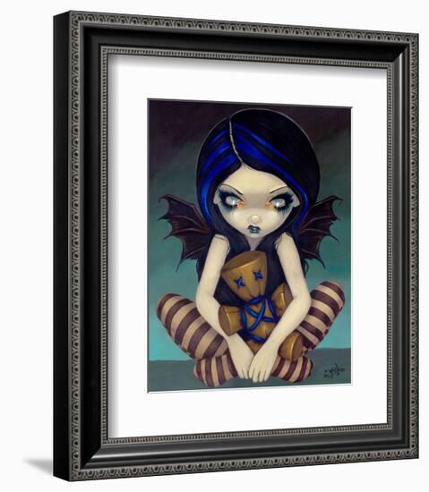 Voodoo In Blue-Jasmine Becket-Griffith-Framed Art Print