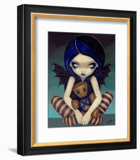 Voodoo In Blue-Jasmine Becket-Griffith-Framed Art Print