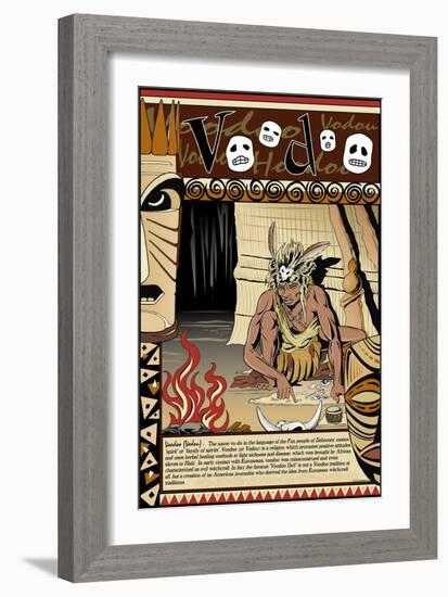 Voodoo-Wilbur Pierce-Framed Art Print