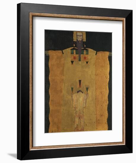 Vor Gottvater Knieender Jungling, 1908-Egon Schiele-Framed Giclee Print