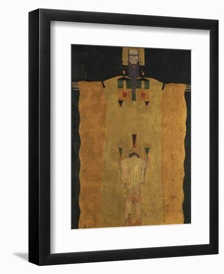 Vor Gottvater Knieender Jungling, 1908-Egon Schiele-Framed Giclee Print