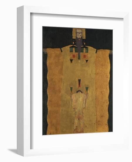 Vor Gottvater Knieender Jungling, 1908-Egon Schiele-Framed Giclee Print