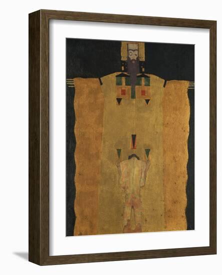 Vor Gottvater Knieender Jungling, 1908-Egon Schiele-Framed Giclee Print