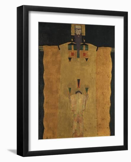 Vor Gottvater Knieender Jungling, 1908-Egon Schiele-Framed Giclee Print