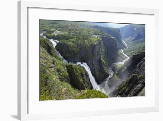 Voringfoss Waterfall, Near Eidfjord, Hordaland, Norway, Scandinavia, Europe-Gary Cook-Framed Photographic Print