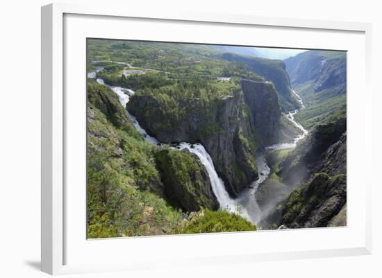 Voringfoss Waterfall, Near Eidfjord, Hordaland, Norway, Scandinavia, Europe-Gary Cook-Framed Photographic Print