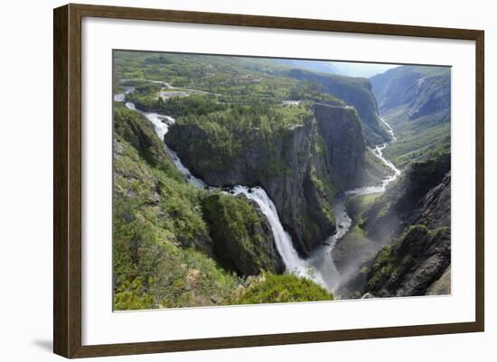 Voringfoss Waterfall, Near Eidfjord, Hordaland, Norway, Scandinavia, Europe-Gary Cook-Framed Photographic Print