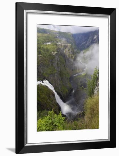 Voringfoss Waterfall, Near Eidfjord, Hordaland, Norway, Scandinavia, Europe-Gary Cook-Framed Photographic Print