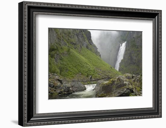 Voringfoss Waterfall, Near Eidfjord, Hordaland, Norway, Scandinavia, Europe-Gary Cook-Framed Photographic Print