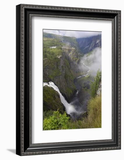 Voringfoss Waterfall, Near Eidfjord, Hordaland, Norway, Scandinavia, Europe-Gary Cook-Framed Photographic Print