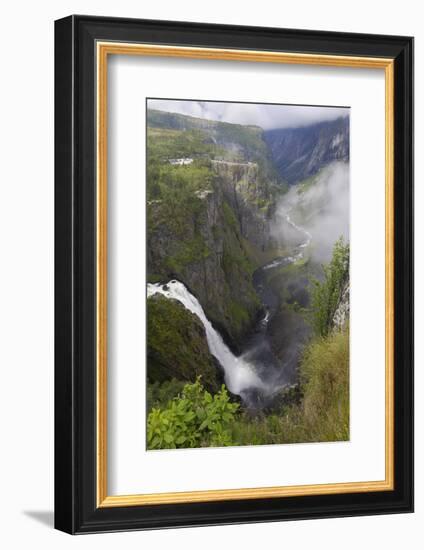 Voringfoss Waterfall, Near Eidfjord, Hordaland, Norway, Scandinavia, Europe-Gary Cook-Framed Photographic Print