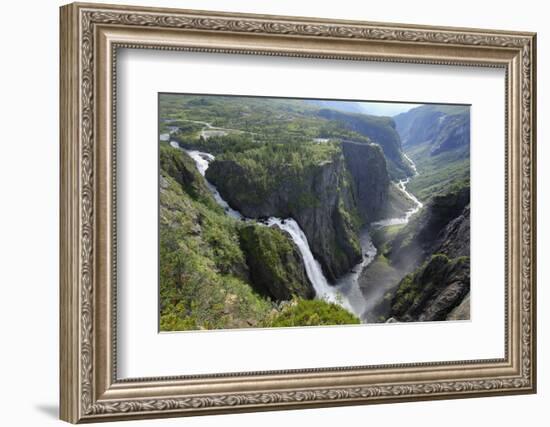 Voringfoss Waterfall, Near Eidfjord, Hordaland, Norway, Scandinavia, Europe-Gary Cook-Framed Photographic Print