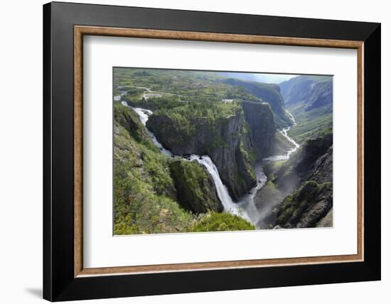 Voringfoss Waterfall, Near Eidfjord, Hordaland, Norway, Scandinavia, Europe-Gary Cook-Framed Photographic Print