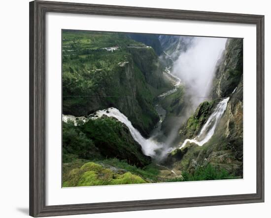 Voringsfossen Waterfall, Hardanger Region, Norway, Scandinavia-Gavin Hellier-Framed Photographic Print