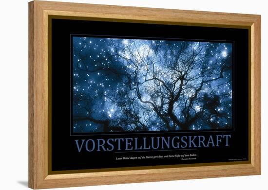 Vorstellungskraft (German Translation)-null-Framed Stretched Canvas