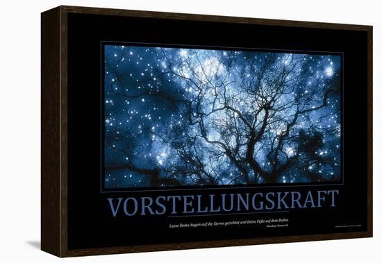 Vorstellungskraft (German Translation)-null-Framed Stretched Canvas