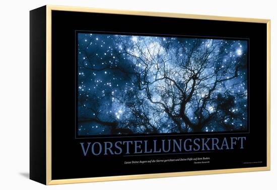 Vorstellungskraft (German Translation)-null-Framed Stretched Canvas