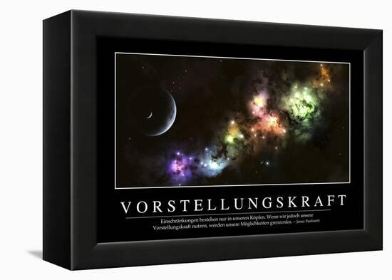 Vorstellungskraft: Motivationsposter Mit Inspirierendem Zitat-null-Framed Premier Image Canvas