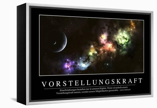 Vorstellungskraft: Motivationsposter Mit Inspirierendem Zitat-null-Framed Premier Image Canvas