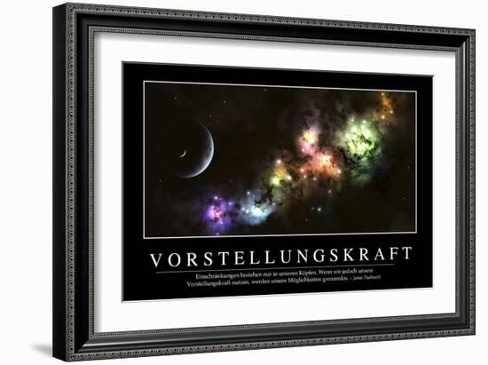 Vorstellungskraft: Motivationsposter Mit Inspirierendem Zitat-null-Framed Photographic Print