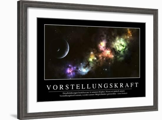 Vorstellungskraft: Motivationsposter Mit Inspirierendem Zitat-null-Framed Photographic Print