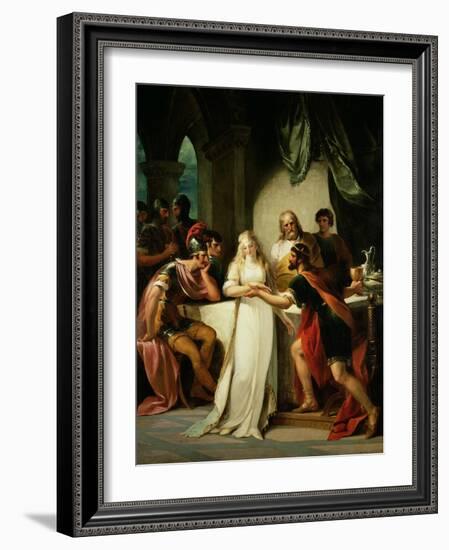 Vortigern and Rowena, 1793-William Hamilton-Framed Premium Giclee Print