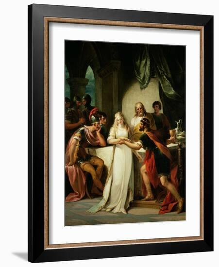 Vortigern and Rowena, 1793-William Hamilton-Framed Giclee Print