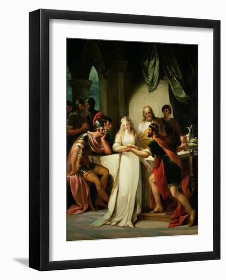 Vortigern and Rowena, 1793-William Hamilton-Framed Giclee Print