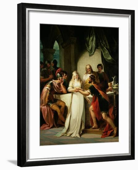 Vortigern and Rowena, 1793-William Hamilton-Framed Giclee Print